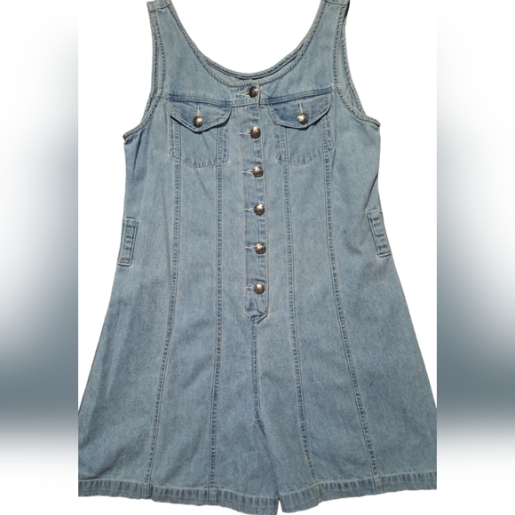 Be Bo Jeans Pants - BeBo Jeans Denim Jumpsuit Shorts, Romper Vintage